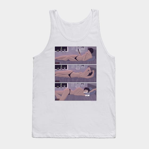 Insomnia Tank Top by poetryNcolor